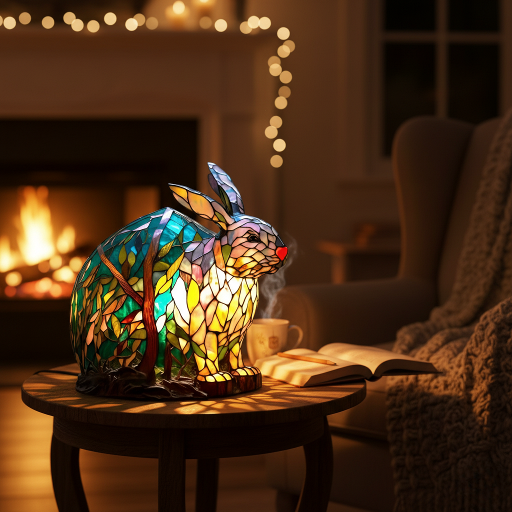 Noppie – Rabbit Mosaic Lamp