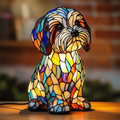 Shih Tzu Mosaic Lamp