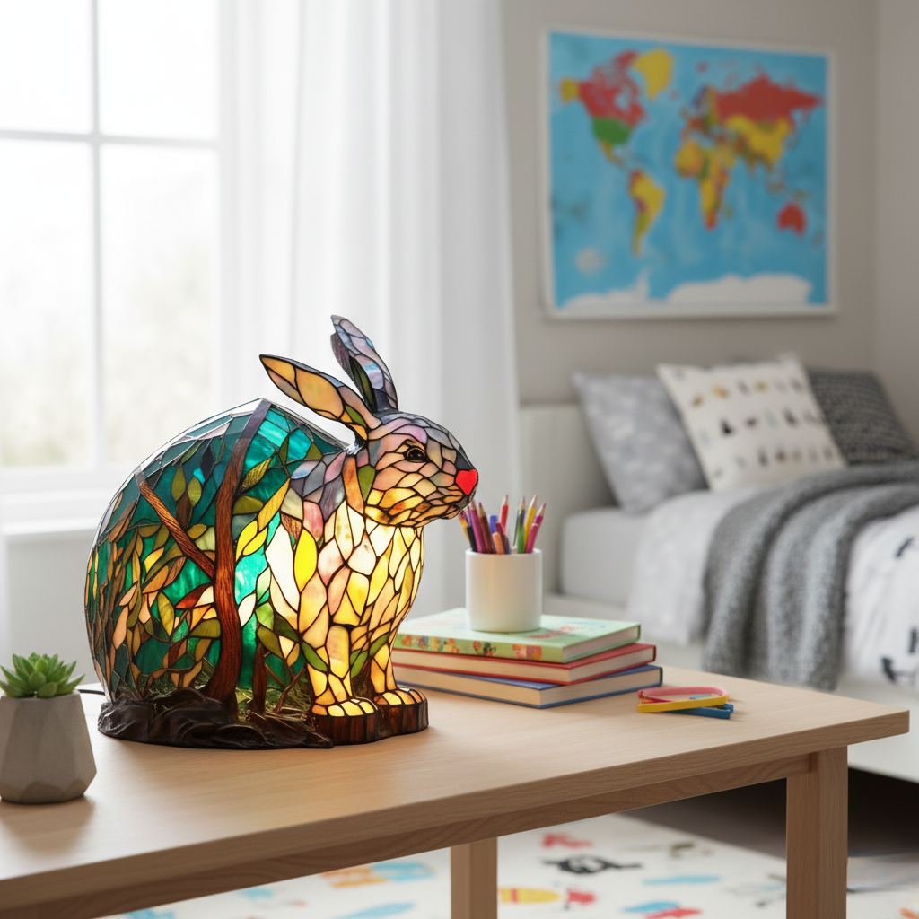 Noppie – Rabbit Mosaic Lamp