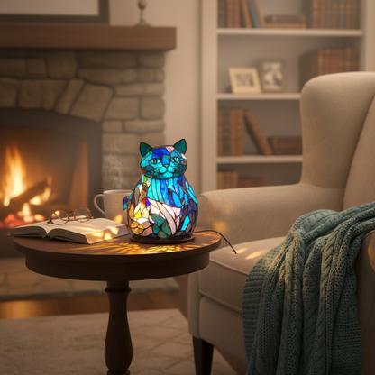Ginger – Cat Mosaic Lamp