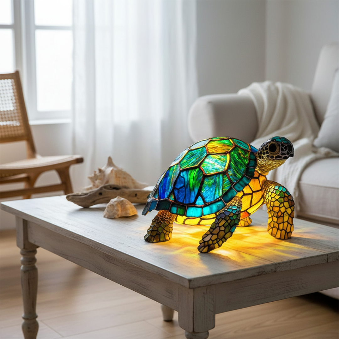 Molokai – Sea Turtle Mosaic Lamp