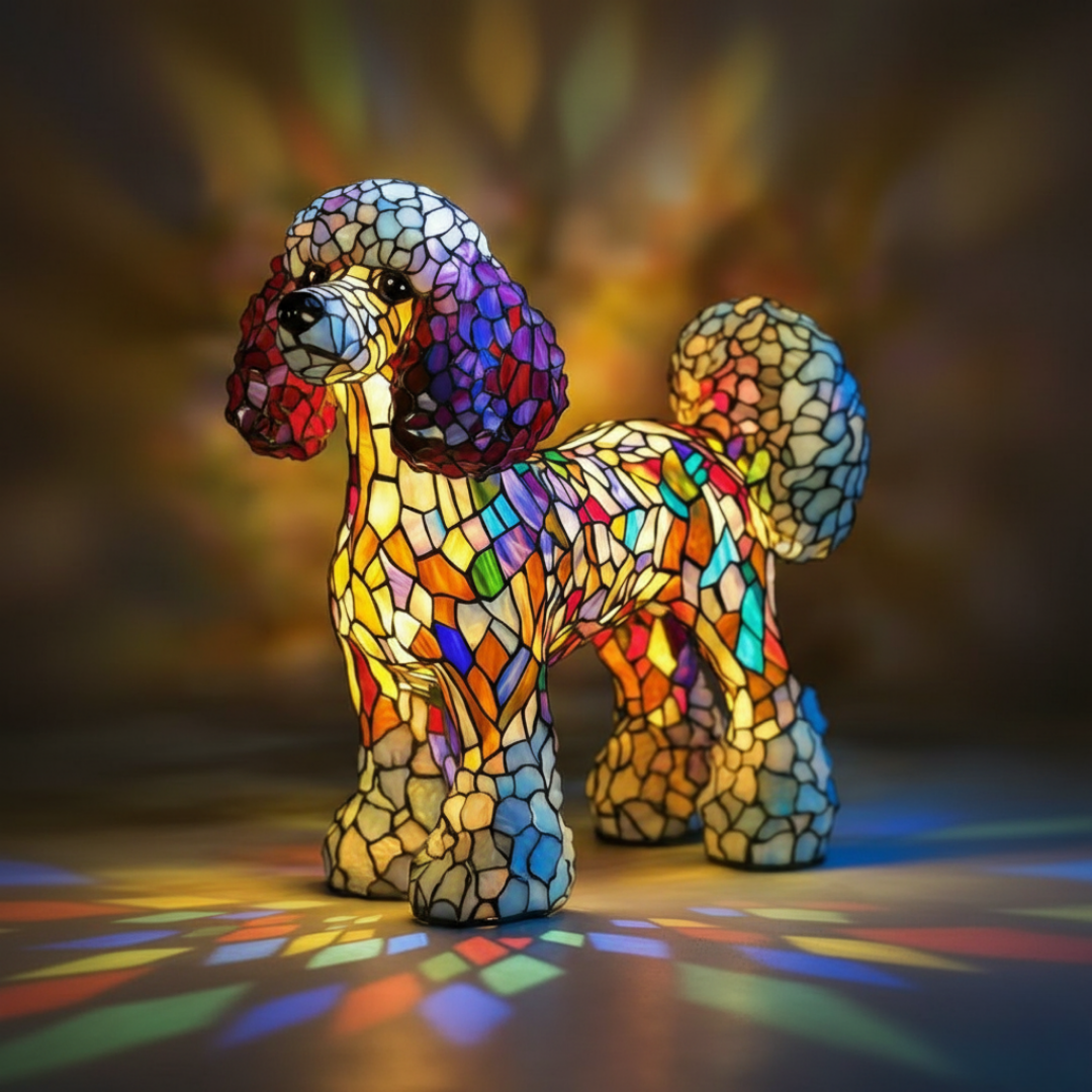 Fiamma – Crystal Dog Mosaic Lamp