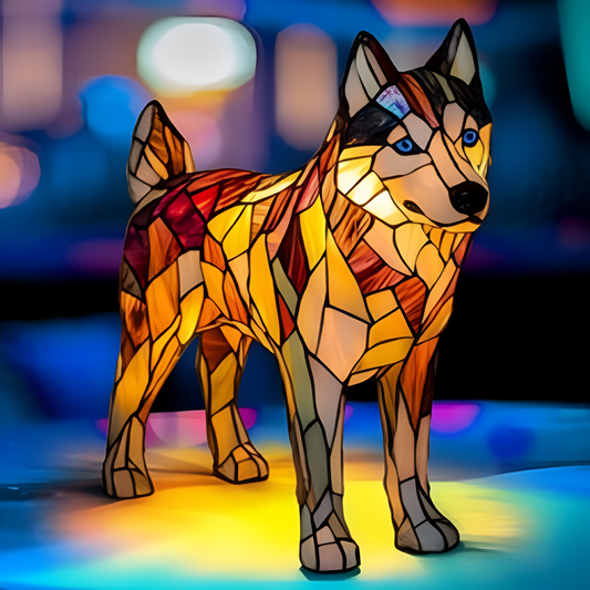 Nala – Dog Mosaic Lamp