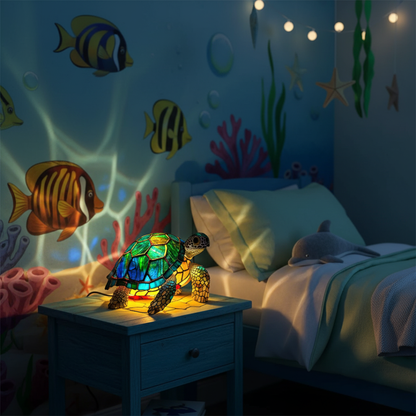 Molokai – Sea Turtle Mosaic Lamp