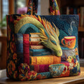 Quilted Tote Bag – Dragon's Reading Nook