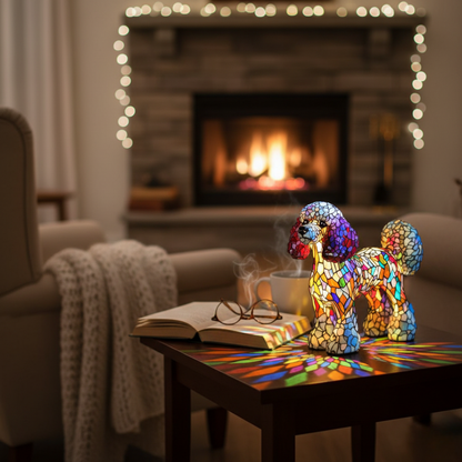 Fiamma – Crystal Dog Mosaic Lamp
