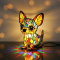 Chihuahua Mosaic Lamp