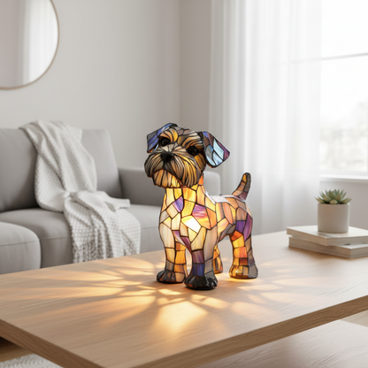 Terrier Mosaic Lamp