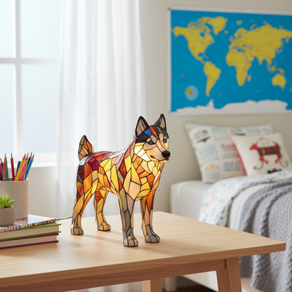 Nala – Dog Mosaic Lamp