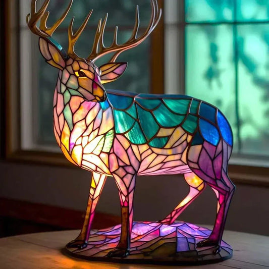 Deer Mosaic Lamp
