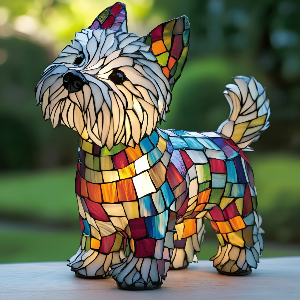 Kiko – Friendly Cat Mosaic Lamp