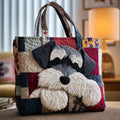 Quilted Tote Bag – Cosy Terrier Face