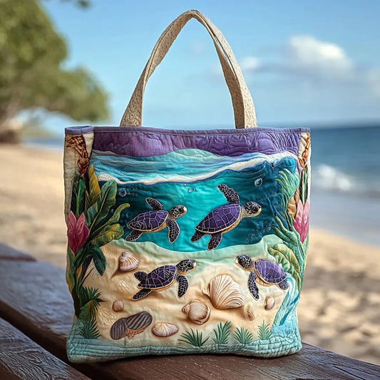 Quilted Tote Bag – Spirit of the Lagoon