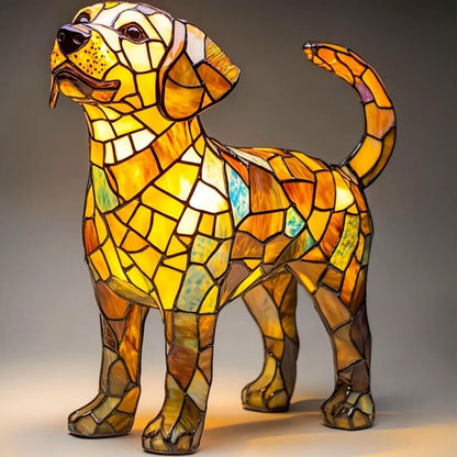 Labrador Mosaic Lamp