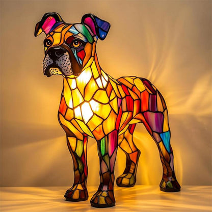 Boxer Mosaic Lamp