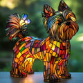 Yorkshire Terrier Mosaic Lamp