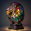 Lion Mosaic Lamp